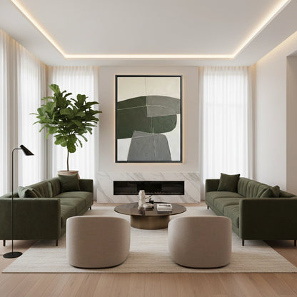 Textured Olive Organic Painting #TOOR220