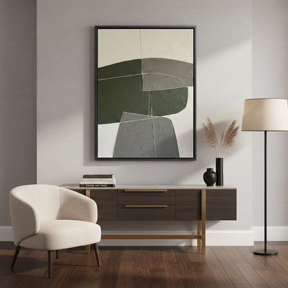 Textured Olive Organic Painting #TOOR220