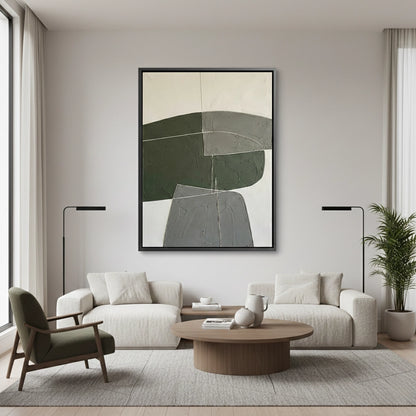 Textured Olive Organic Painting #TOOR220
