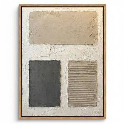 Textured Plaster Geometric Painting #TPGE330