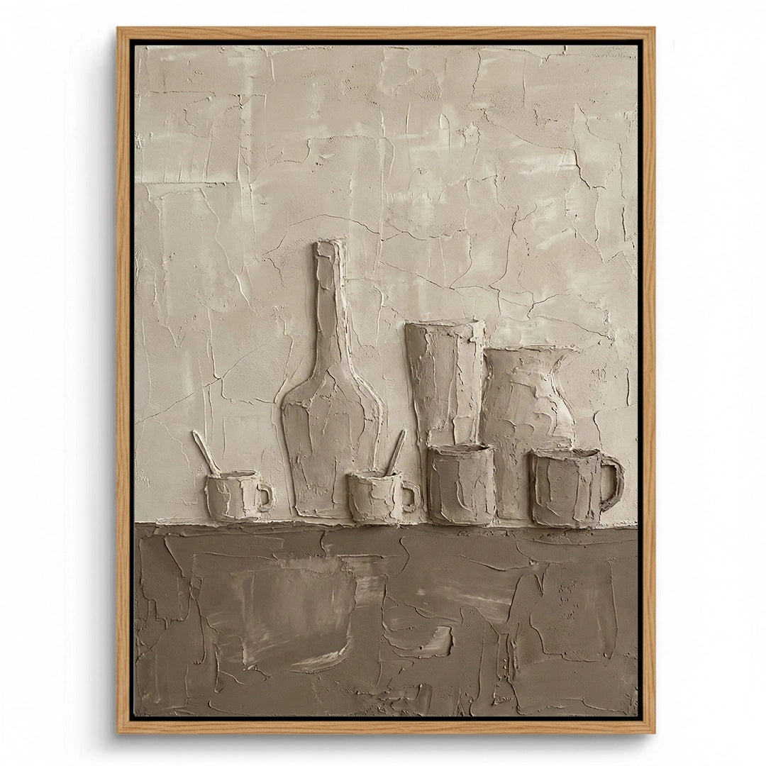 2Textured Plaster Vessel Painting #TPVE220
