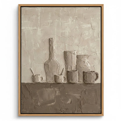 Textured Plaster Vessel Painting #TPVE220