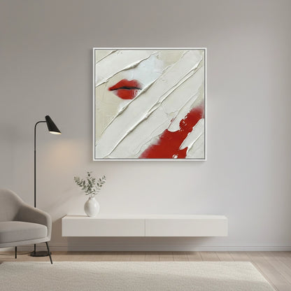 Textured Red Lips Painting #TRLI110