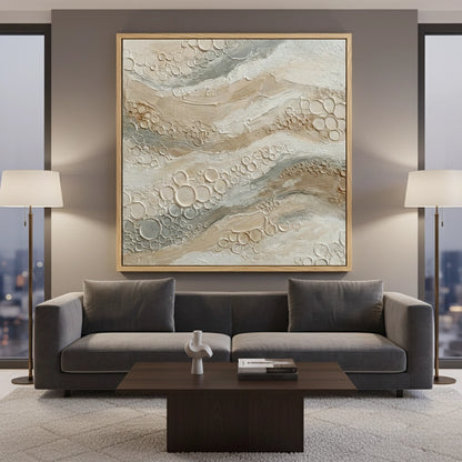 Textured Sand Bubble Painting #TSBU220