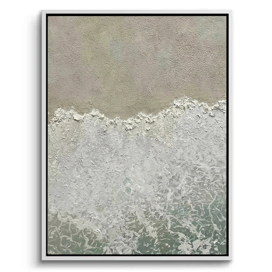 2Textured Seafoam Shoreline Painting #TSSH110