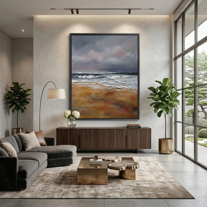 Textured Stormy Seascape #TSS714