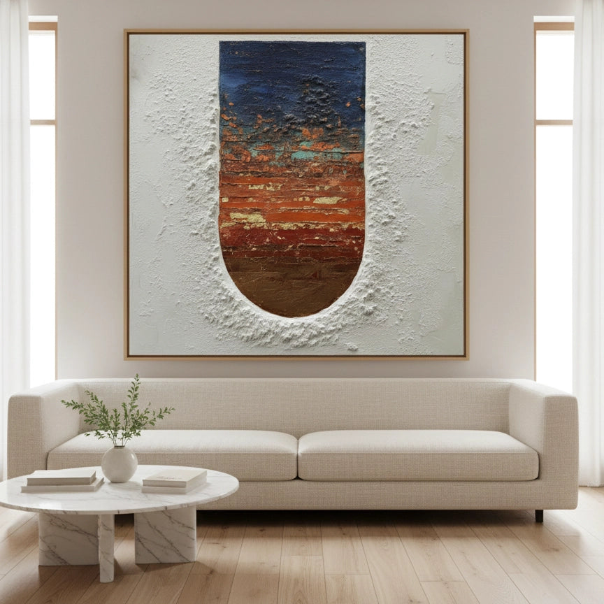 2Textured Sunset Arch Painting #TSAR110