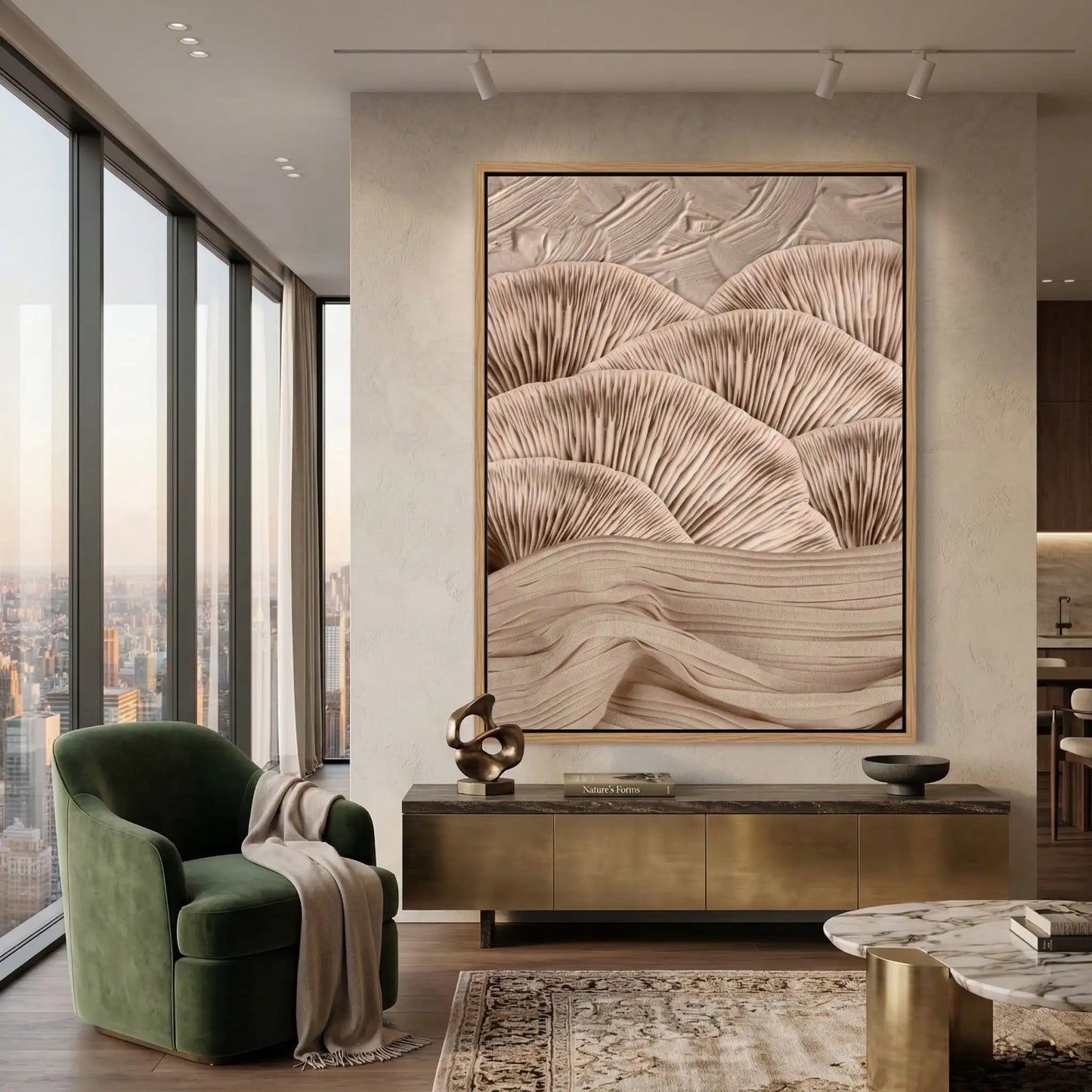 2Textured Tan Fan Layers #TTFL912