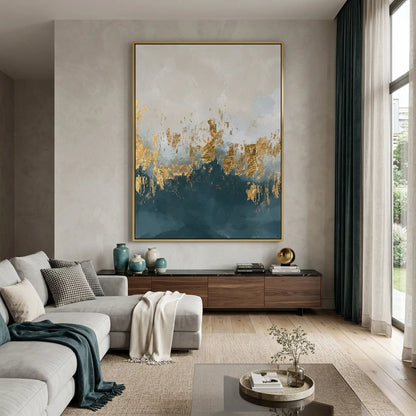Textured Teal Gold #TTG930