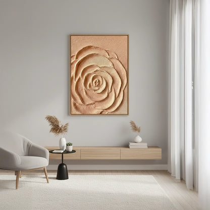 Textured Terracotta Rose Painting #TTRO110