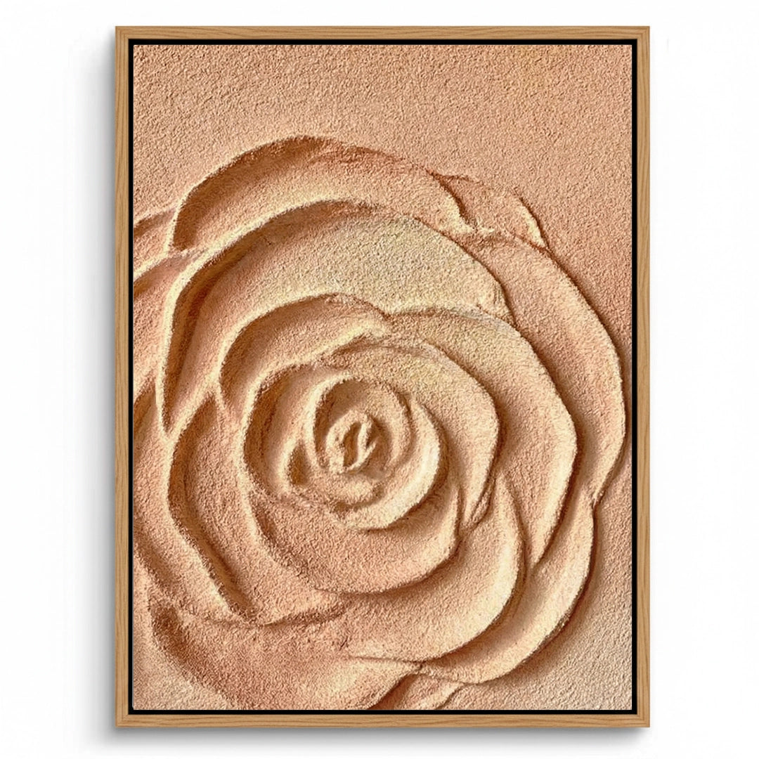 2Textured Terracotta Rose Painting #TTRO110