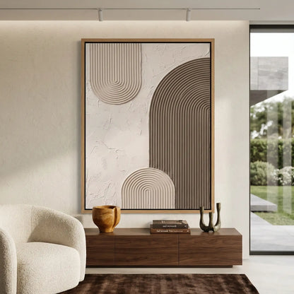 Textured Travertine Abstract #TTA514