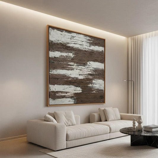 Textured Umber Timber Painting #TUTI110