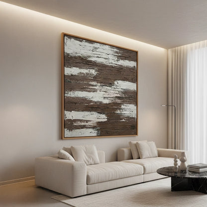 Textured Umber Timber Painting #TUTI110