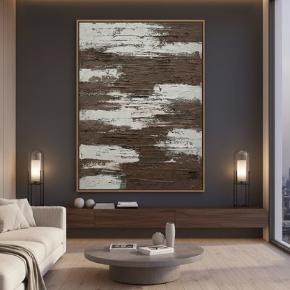Textured Umber Timber Painting #TUTI110