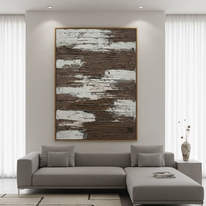 Textured Umber Timber Painting #TUTI110