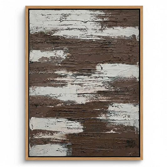 Textured Umber Timber Painting #TUTI110