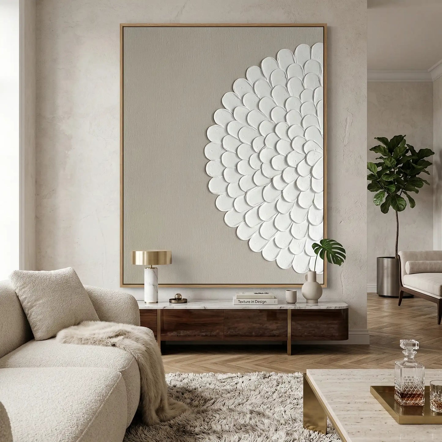 2Textured White Fragment #TWF904