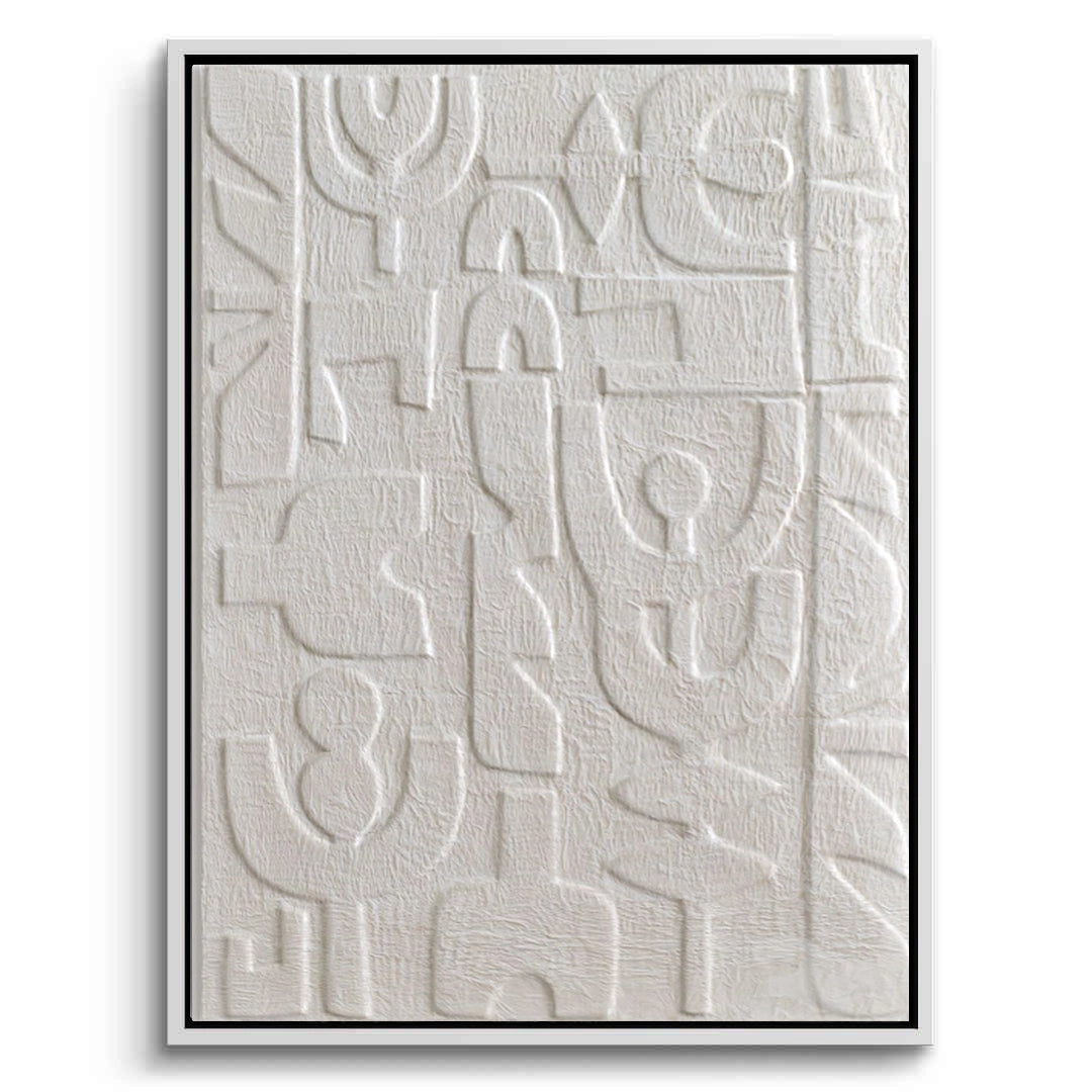 2Textured White Glyphs #TWG919