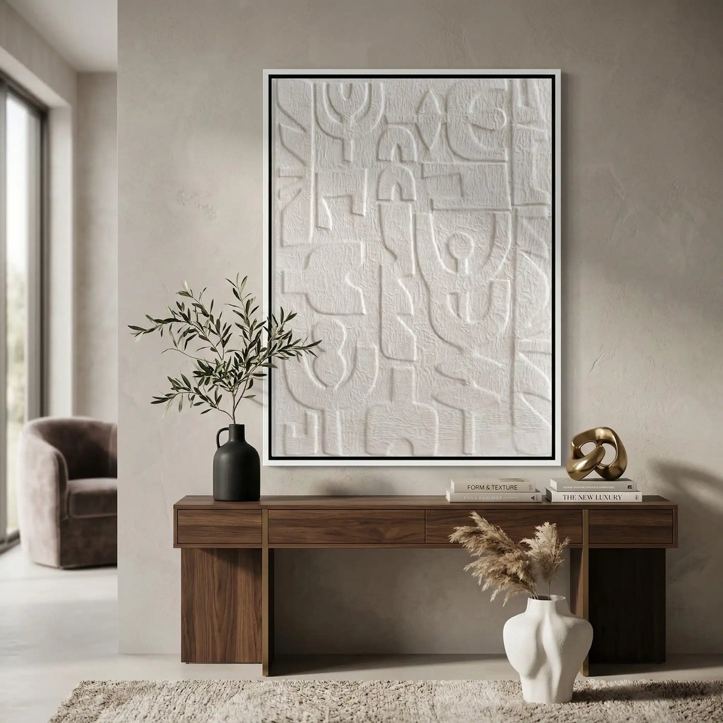 2Textured White Glyphs #TWG919