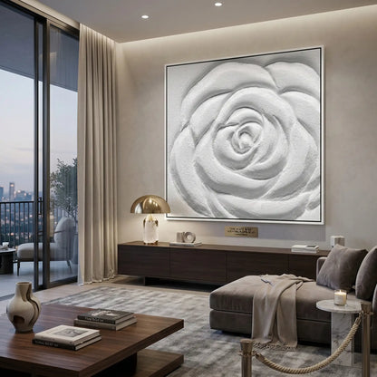 Textured White Rose #TWR911