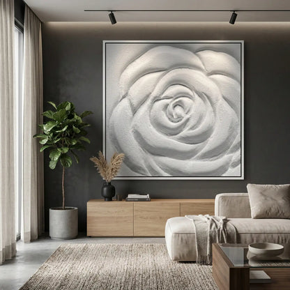 Textured White Rose #TWR911