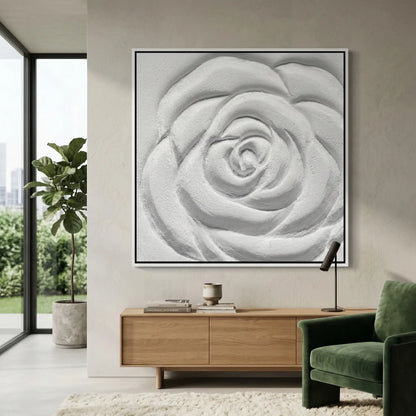 Textured White Rose #TWR911