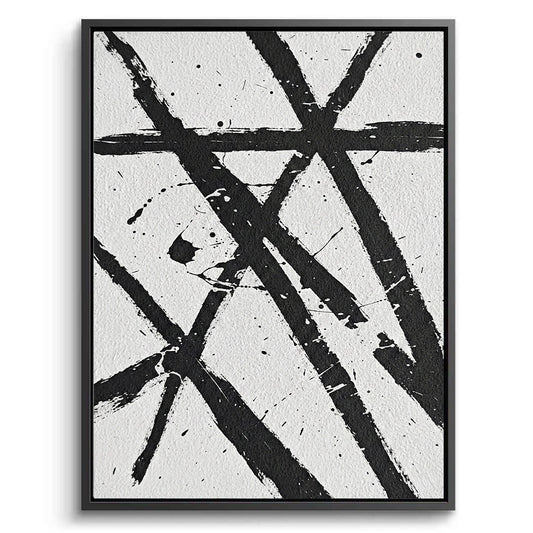 Textured White Splatter Painting #TWSP330
