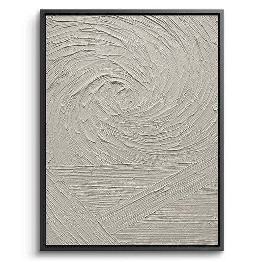 Textured White Vortex Painting #TWVO110