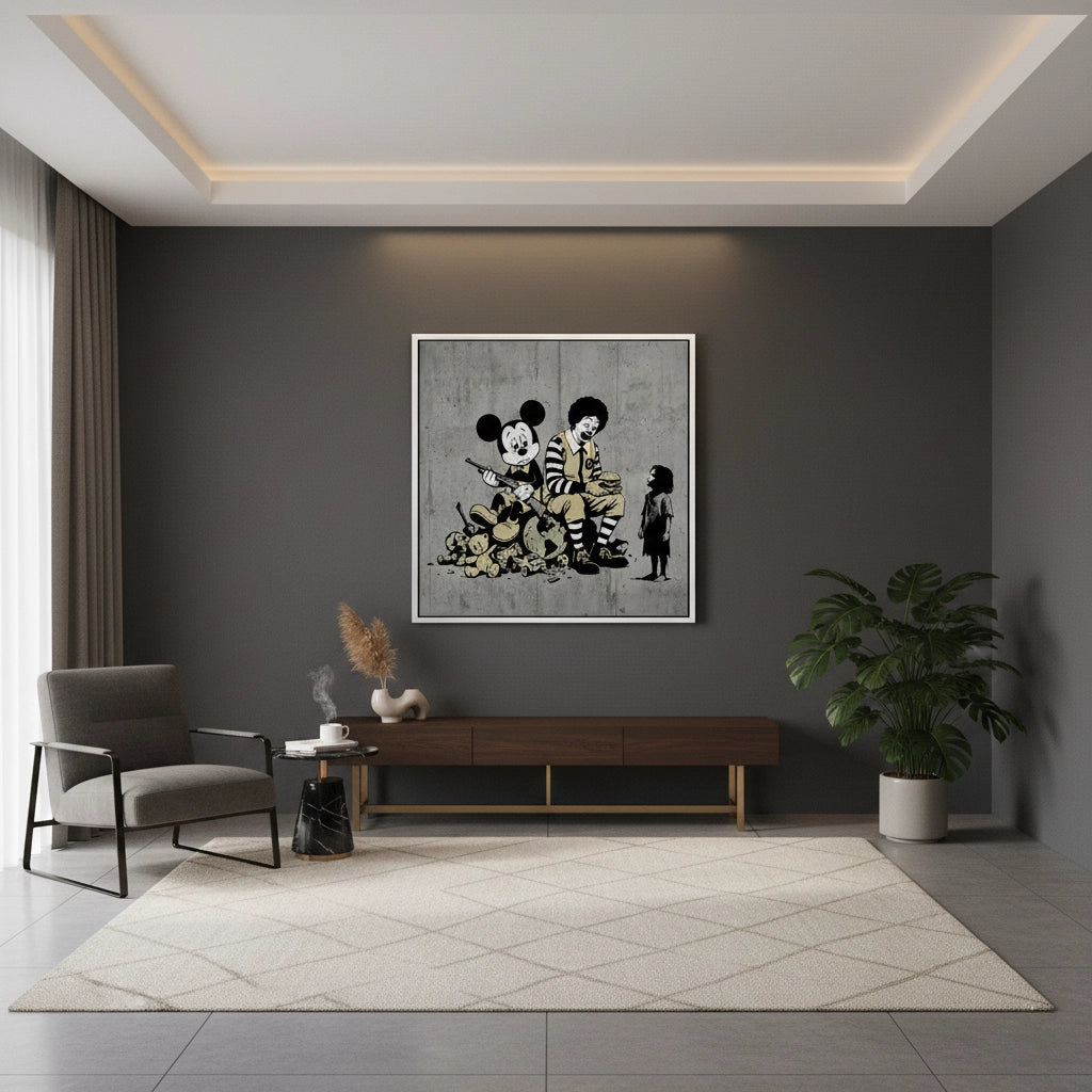 The Cost of Consumption - Canvas