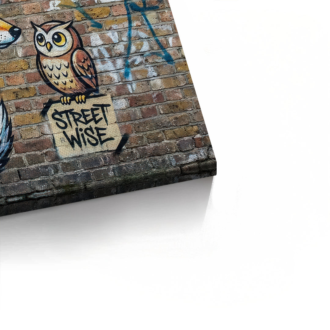 2The Dapper Fox and Owl - Canvas