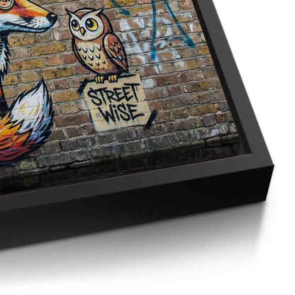 The Dapper Fox and Owl - Canvas