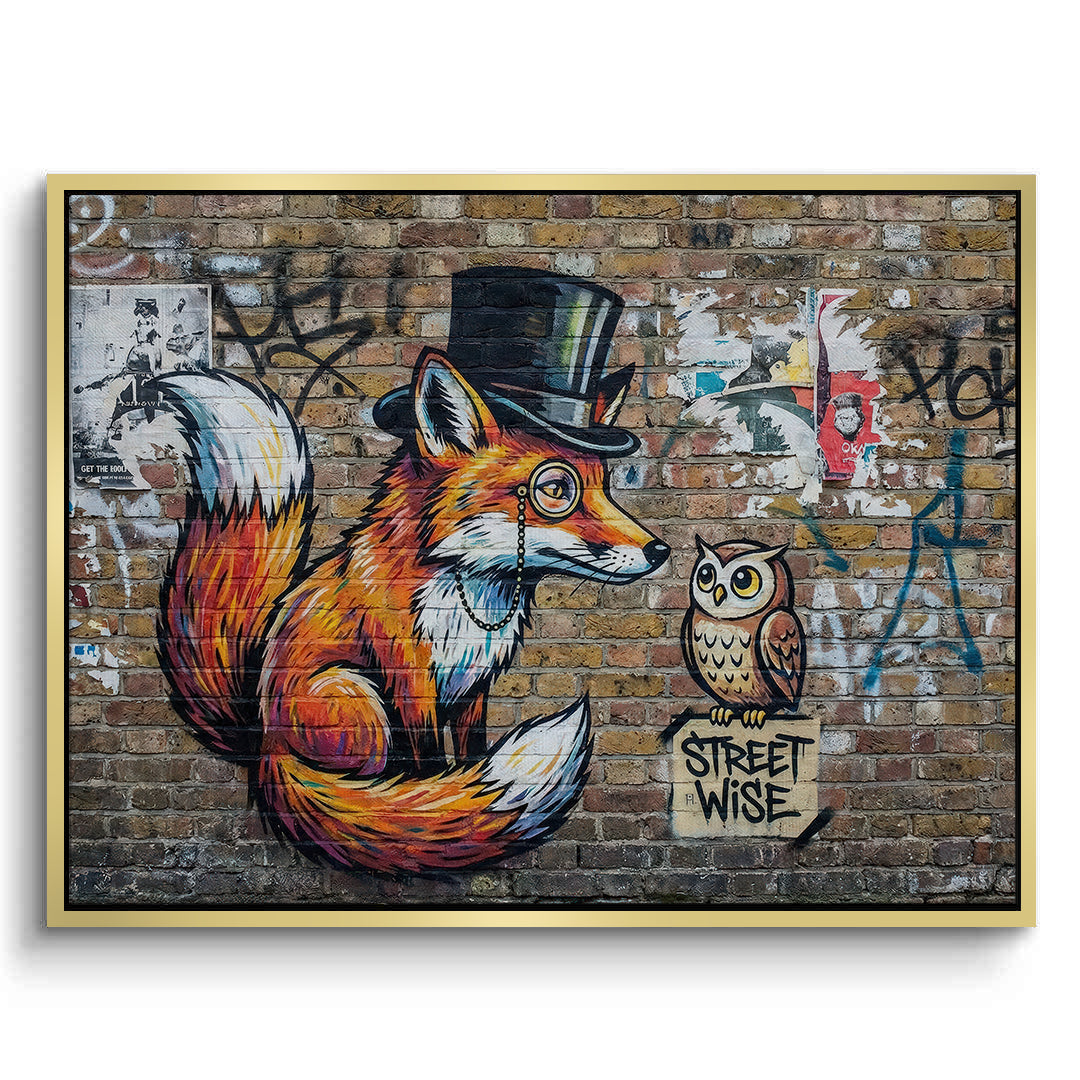 2The Dapper Fox and Owl - Canvas