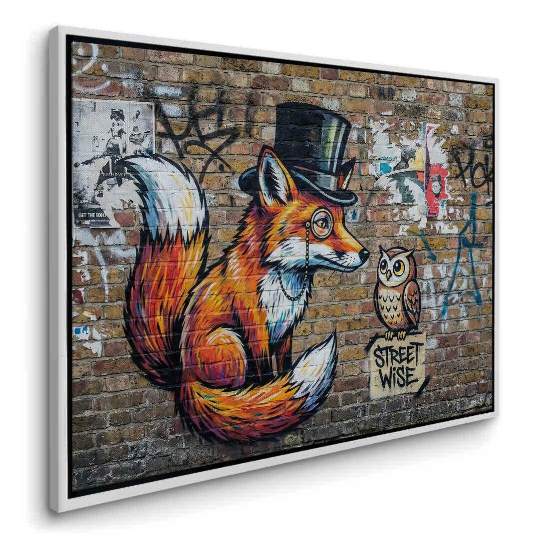 2The Dapper Fox and Owl - Canvas