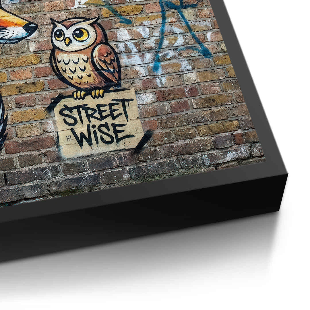 2The Dapper Fox and Owl - Fine Art