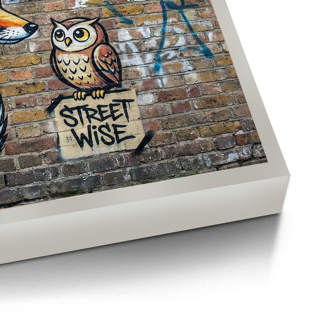 2The Dapper Fox and Owl - Fine Art