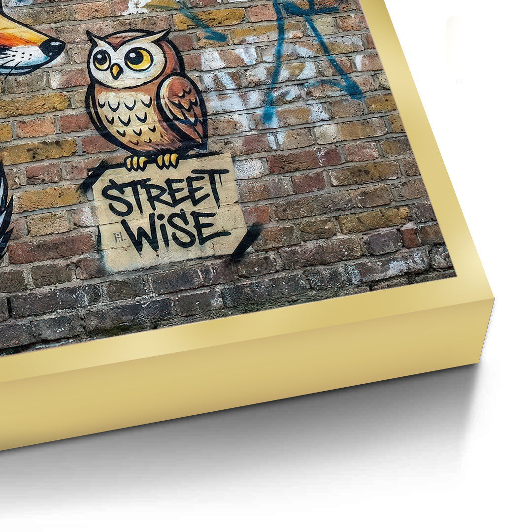 2The Dapper Fox and Owl - Fine Art