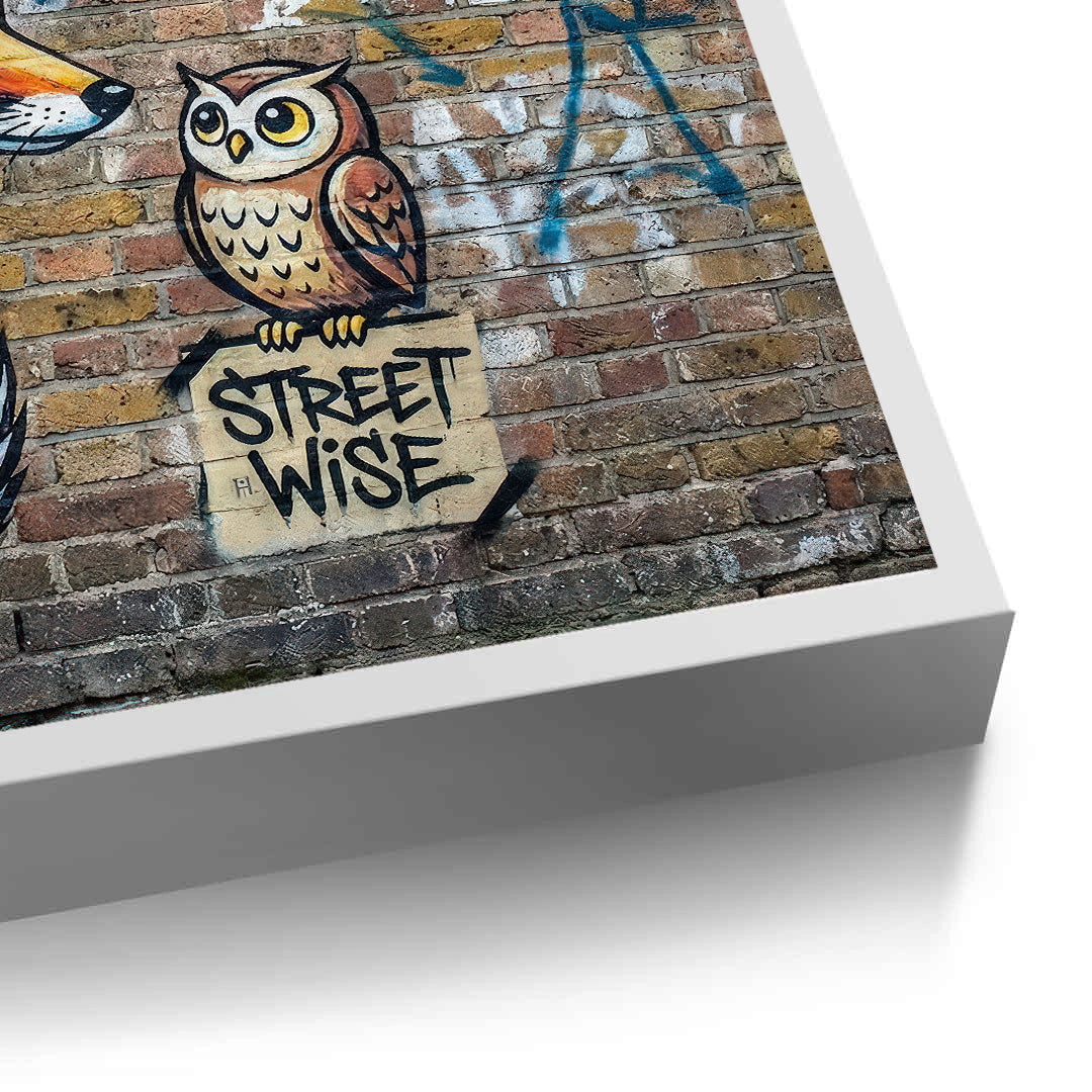 2The Dapper Fox and Owl - Fine Art