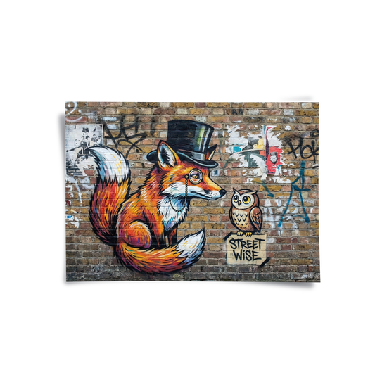 The Dapper Fox and Owl - Poster