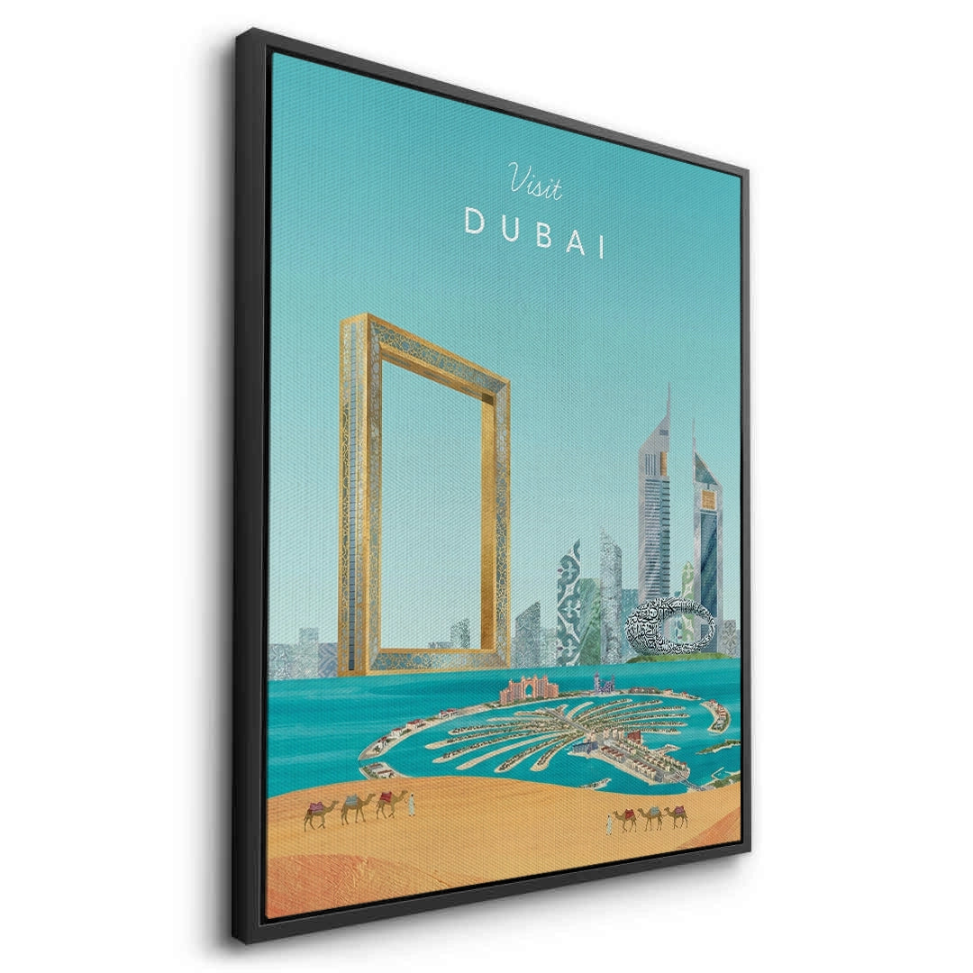 2The Dubai Frame - Canvas