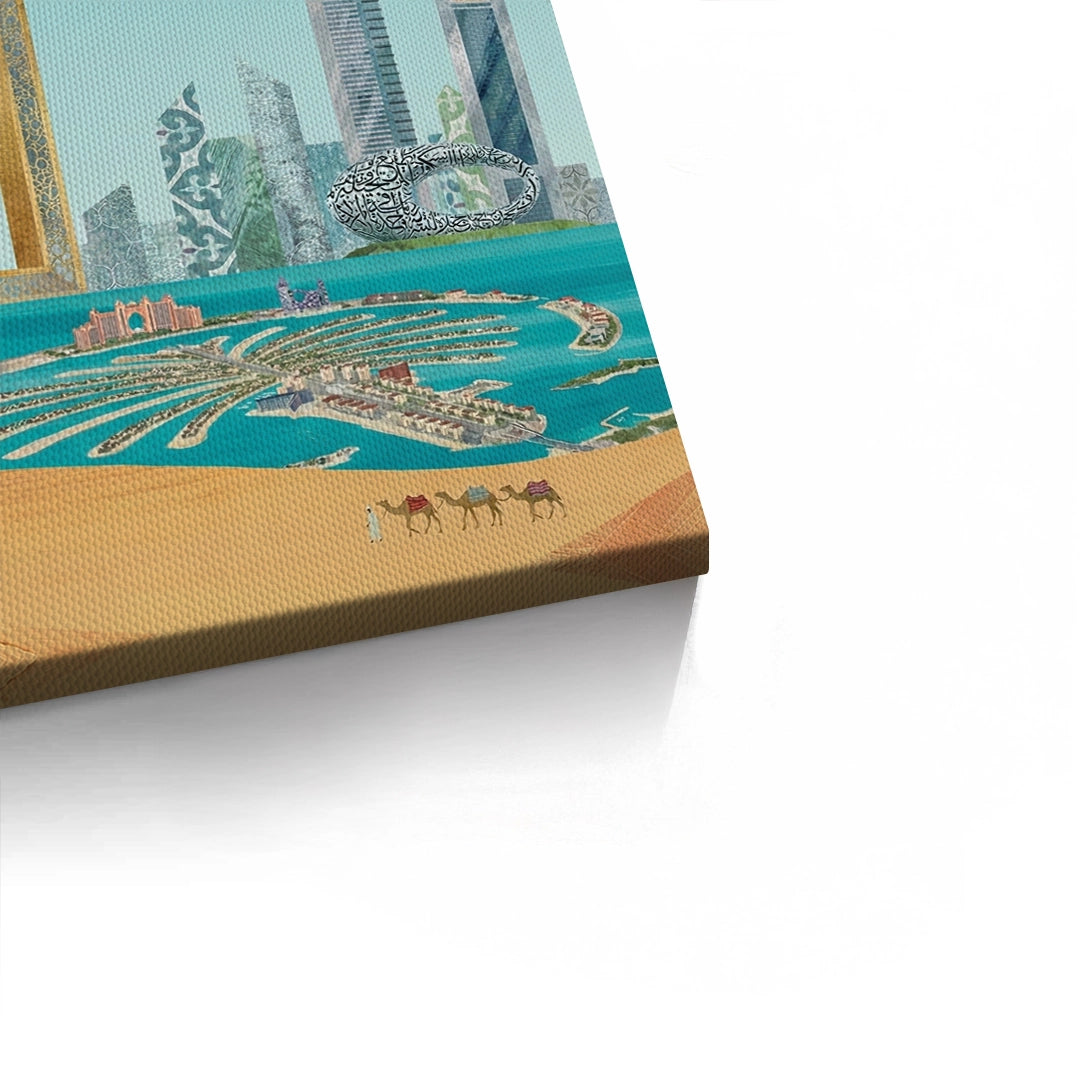 2The Dubai Frame - Canvas