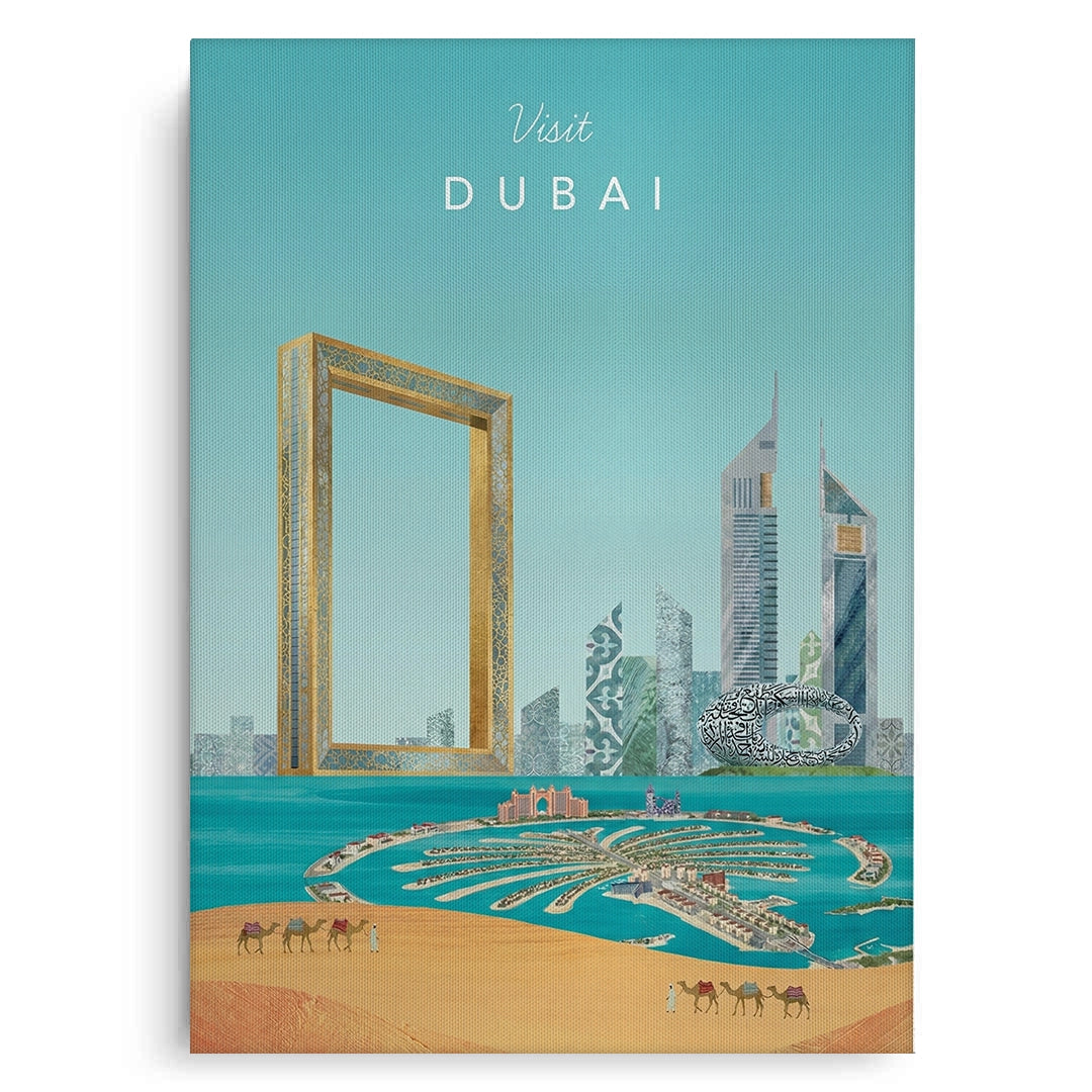 2The Dubai Frame - Canvas