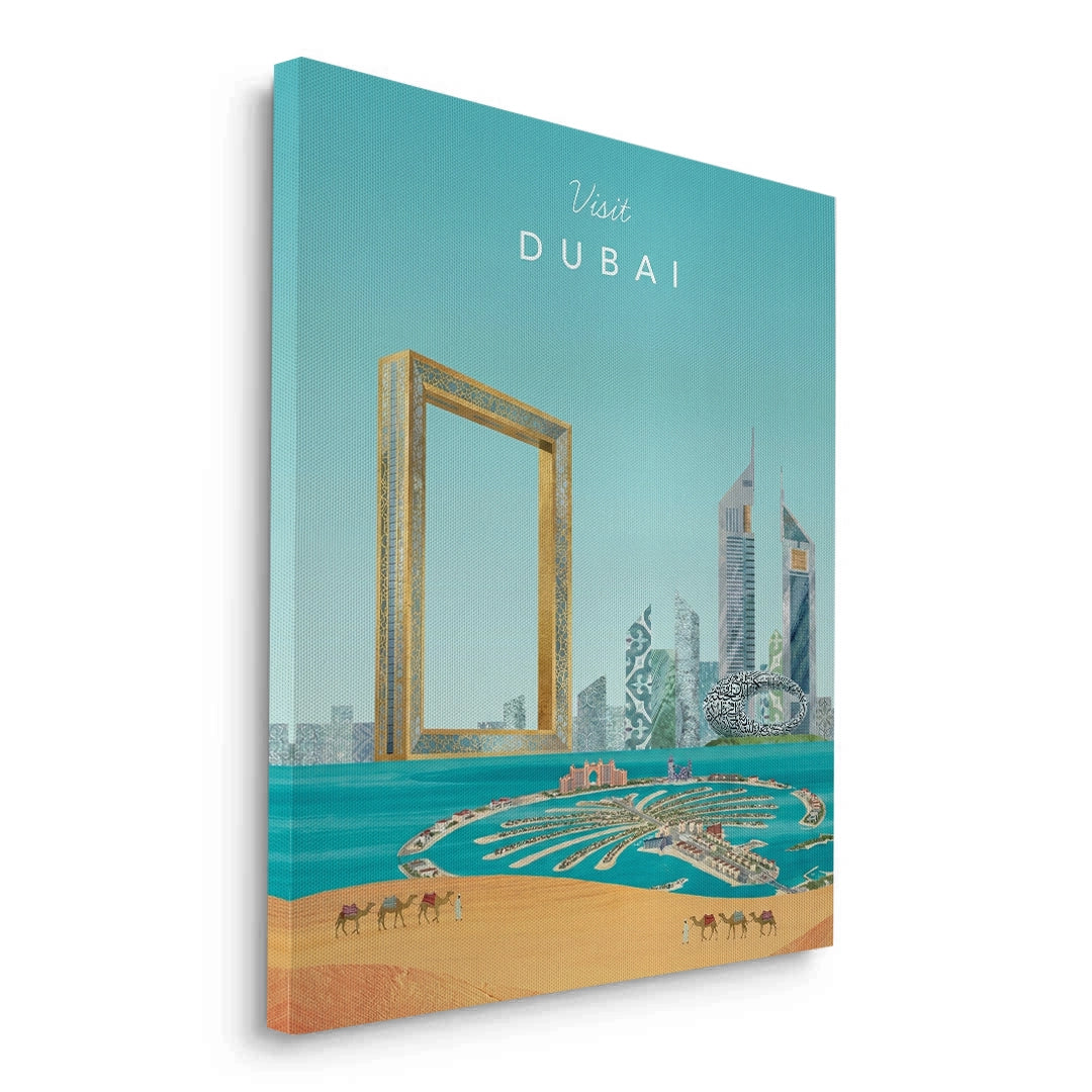 2The Dubai Frame - Canvas