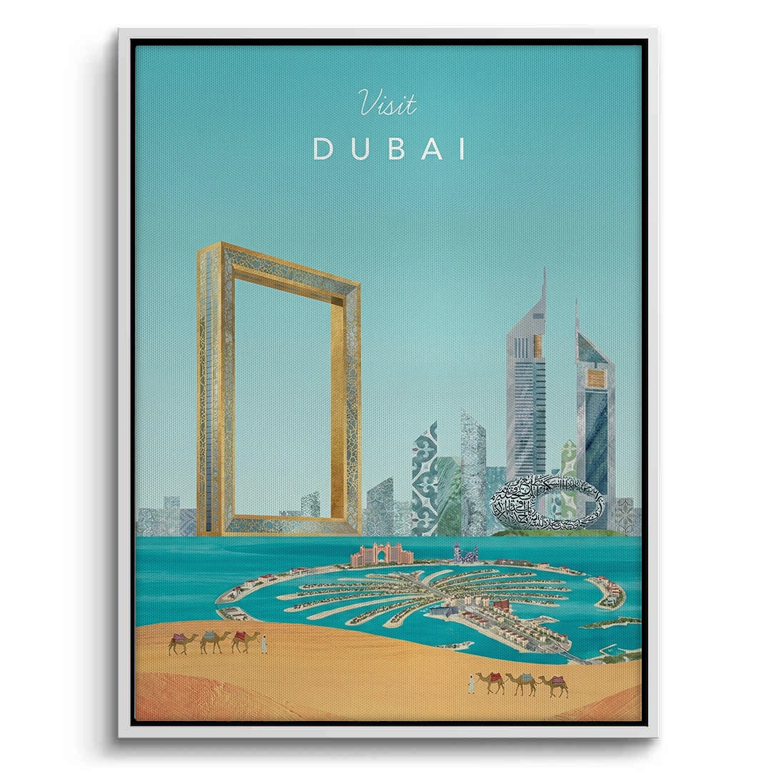 2The Dubai Frame - Canvas