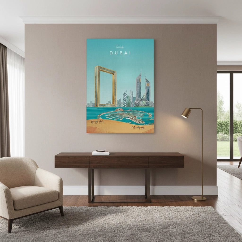 2The Dubai Frame - Canvas