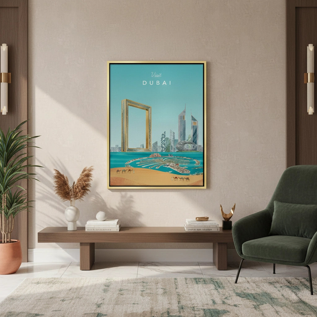2The Dubai Frame - Canvas