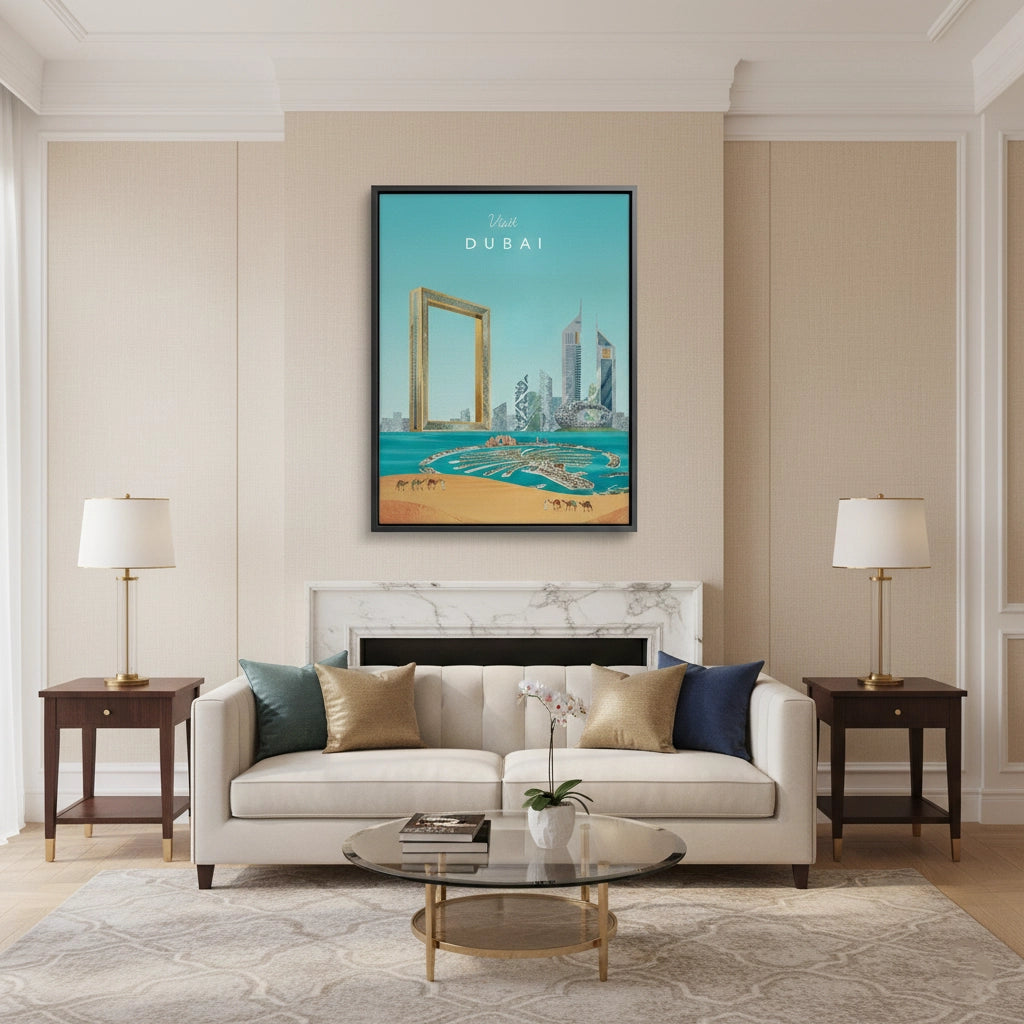 2The Dubai Frame - Canvas