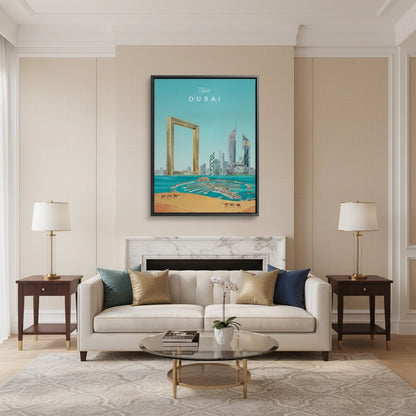 The Dubai Frame - Canvas