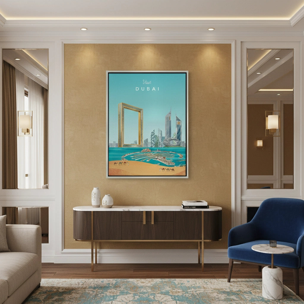 2The Dubai Frame - Canvas