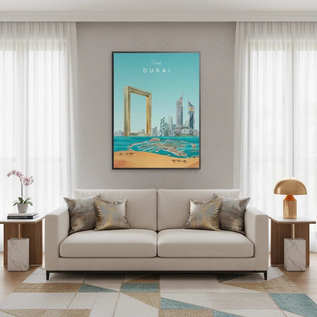 2The Dubai Frame - Fine Art